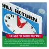Sticky-Back Fasteners, Complete Sets, 0.75" Dia, Clear, 200/Pack