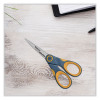 Non-Stick Titanium Bonded Scissors, 5" Long, Straight Gray/Orange Handle