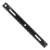 Kleenearth Recycled Ruler, Standard/Metric, 12" Long, Plastic, Black
