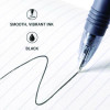 Z-Grip Ballpoint Pen, Retractable, Medium 1 Mm, Black Ink, Clear/Black Barrel, 24/Pack