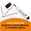 Intensity Low Odor Chisel Tip Dry Erase Marker, Broad Chisel Tip, Assorted Colors, Dozen