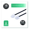 Line Cord, Plug/Plug, 15 Ft, Black