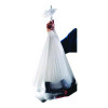 Linear Low-Density Can Liners, 16 Gal, 0.7 Mil, 24" x 32", Clear, Interleaved Roll, 500/Carton