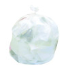 High-Density Waste Can Liners, 10 Gal, 6 Mic, 24" x 27", Natural, Roll, 50 Bags/Roll, 20 Rolls/Carton