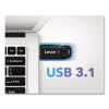 Jumpdrive S80 Usb 3.1 Flash Drive, 128 Gb, Black