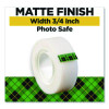 Magic Tape Cabinet Pack, 1" Core, 0.75" x 27.7 Yds, Clear, 12/Pack