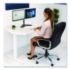 Dual Monitor Desk Stand, For 19" To 32" Monitors, 36.4" x 11" x 18.3", Black, Supports 17.6 Lb