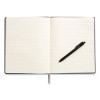 Hardcover Business Journal, 1-Subject, Narrow Rule, Black Cover, (96) 10 x 8 Sheets