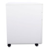 Essentials Mobile Pedestal File, Left Or Right, 3-Drawers: Box/Box/File, Legal/Letter, White, 15.6" X 21.3" X 24.3"