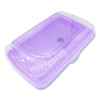 Pencil Case, 2 Compartments, 9.13" x 5.7" x 2.5", Randomly Assorted Color