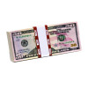 Currency Straps, Self-Adhesive, Fifties, $5,000 Strap, Brown/White, 1,000/Pack
