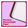 Flexible-Cover Business Journal With Elastic Closure, 1-Subject, Narrow Rule, Cognac Cover, (128) 10 x 8 Sheets