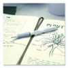 S-Gel Fashion Barrel Gel Pen, Retractable, Medium 0.7 Mm, Assorted Ink, White Barrel, 8/Pack