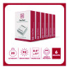 Copy Paper, 92 Bright, 20 Lb Bond Weight, 8.5 x 11, 600 Sheets/Ream, 6 Reams/Carton