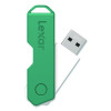 Twist Turn2 Usb 2.0 Flash Drive, 32 Gb, Orange/Purple/Teal, 3/Pack