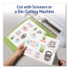 Multipurpose Sticker Project Paper, Inkjet, 8.5 x 11, 15 Sheets/Pack