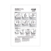 Damage-Free Hanging Indoor Refill Strips, (8) Small (0.63" x 1.81"), (4) Med (0.63" x 2.75"), (4) Large (0.75" x 3.65"),White