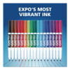 Low-Odor Dry-Erase Marker, Fine Tip, Assorted Colors, 4/Pack