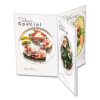 Tabletop Brochure Holder, 4 x 6 Insert, Clear