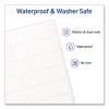 No-Iron Fabric Labels, Handwrite Only, Assorted Shapes And Sizes, White, 15/Sheet, 10 Sheets/Pack