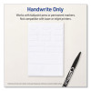 No-Iron Fabric Labels, Handwrite Only, Assorted Shapes And Sizes, White, 15/Sheet, 10 Sheets/Pack