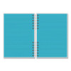 Twin-Wire Journal, Open Diary Format, Assorted Cover Colors, (90) Assorted Color 8.5 x 6.5 Sheets, 2/Pack