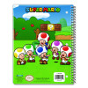 Licensed Spiral Notebook, Super Mario, 1-Subject, Wide/Legal Rule, Multicolor Cover, (70) 10.5 x 8 Sheets