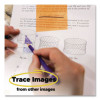 Transparent Notes, 2.88" x 2.88", Assorted Colors, 36 Sheets/Pad, 2 Pads/Pack