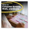 Recycled Pop-Up Notes In Wanderlust Pastel Colors, Cabinet Pack, 3" x 3", Assorted Colors, 70 Sheets/Pad, 18 Pads/Pack
