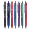 Frixion Ball Clicker Erasable Gel Pen, Retractable, Fine 0.7 Mm, Assorted Ink And Barrel Colors, 7/Pack