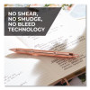 S-Gel Premium Metal Barrel Gel Pen With Bonus Ink Refill, Retractable, Medium 0.7 Mm, Black Ink, Copper Barrel