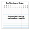 100% Recycled Steno Pads, Gregg Rule, (80) White 6 x 9 Sheets, 12/Pack