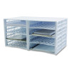 Literature Organizer, 8 Sections, 21 x 12.25, White