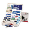 Office First Aid Kit For 10 People, 62 Pieces, Plastic Case