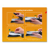 Inpower+28 Executive One-Finger 3-In-1 Eco-Friendly Desktop Stapler, 28-Sheet Capacity, Black/Silver