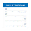 Premium Color Copy Print Paper, 100 Bright, 32 Lb Bond Weight, 8.5 x 11, Photo White, 500/Ream