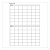 Recycled Class Record Book, 8 Classes, 35 Students, 9 To 10 Week Terms, 40-Week Span, Blue Cover, 11 x 8.5 Sheets