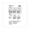 Mini Hooks, Plastic, Clear, Supports 0.5 Lb, 30/Pack