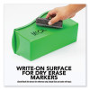 Interlocking Book Bins With Clear Label Pouches, 4.75" x 12.63" x 7", Assorted Colors, 5/Pack
