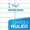 Second Nature Recycled Notepads, Brown Cover, Gregg Rule, (70) White 6 x 9 Sheets