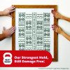 Damage-Free Hanging Picture Hanging Strip Pairs, Holds Up To 5 Lb, 16/Pack