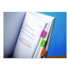 1" Plain Solid Color Tabs, 1/5-Cut, Assorted Colors, 1" Wide, 36/Pack