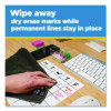 Easy-Erase Whiteboard Sheets, Plastic Surface, 9.1 x 9.1, White, 2/Pack