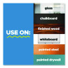 Easy-Erase Whiteboard Sheets, Plastic Surface, 9.1 x 9.1, White, 2/Pack