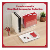 Clear Side Load Stackable Plastic Letter Tray, Letter Size, 9.72 x 12.63 x 3.01, 6/Pack
