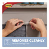 Damage-Free Hanging Clear Refill Strips, Value Pack Assortment: (8) Medium(0.73" x 2.75"), (8) Small (0.62" x 2.12"), 16/Pack
