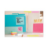 Pads In Supernova Neon Collection Colors, Note Ruled, 4" x 4", 90 Sheets/Pad, 6 Pads/Pack
