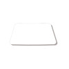Bakery Bright White Cake Pad, Single Wall Pad, 1/4 Sheet, 10 x 14, Bright White, Paper, 100/Bundle