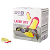 Laser Lite Single-Use Earplugs, Corded, 32 Db Nrr, One Size Fits Most, Yellow/Magenta Bell/T-Shaped Plugs, 100/Box