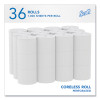 Essential Coreless Srb Bathroom Tissue, Septic Safe, 2-Ply, White, 1,000 Sheets/Roll, 36 Rolls/Carton
